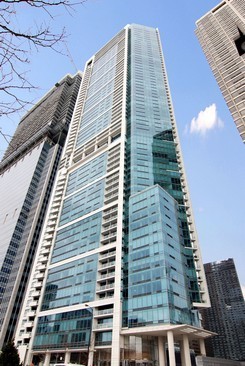 a front view of a building