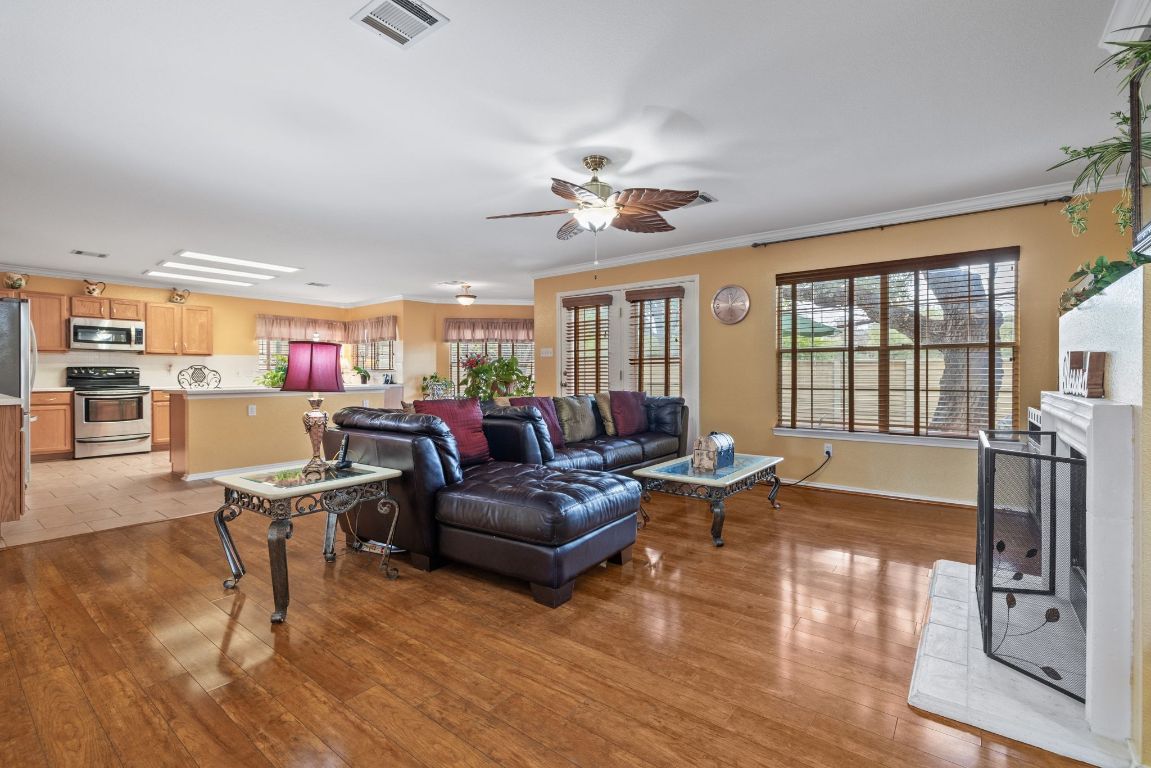 2210 Rachel Ridge Cedar Park, TX 78613 - Photo 8 of 40 a living room with furniture and a large window