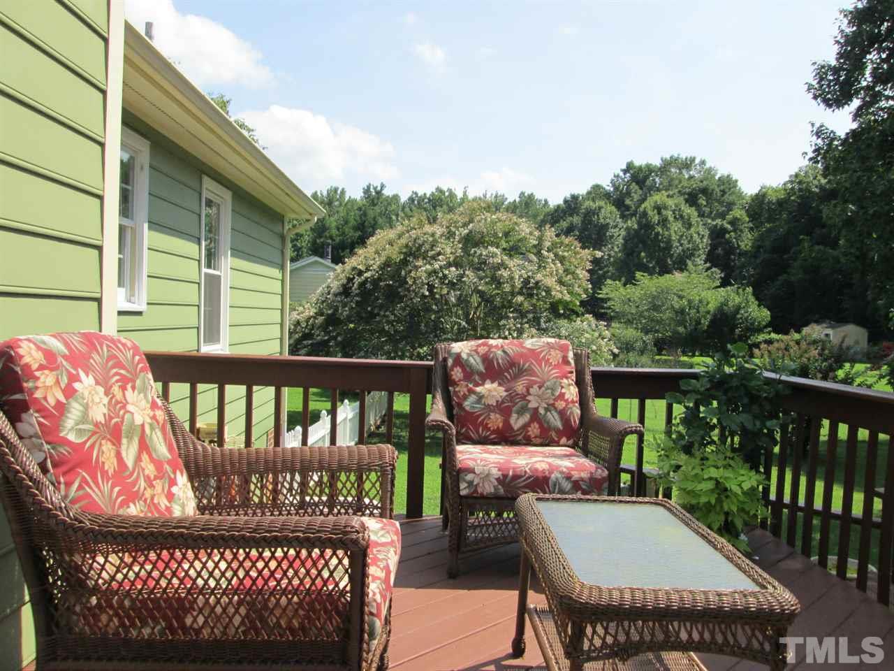 7001 Kiger Road Rougemont, NC 27572 - Photo 19 of 25 a view of a two chairs in the deck