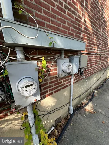 a close view of water heater room