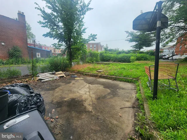 a view of outdoor space with garden