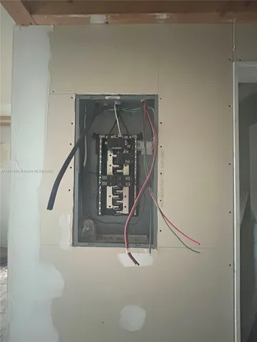 a view of a backyard with trees