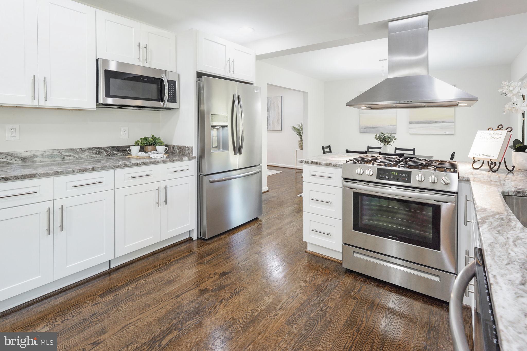 6814 Landor Lane Springfield, VA 22152 - Photo 12 of 38 Beautifully remodeled kitchen!