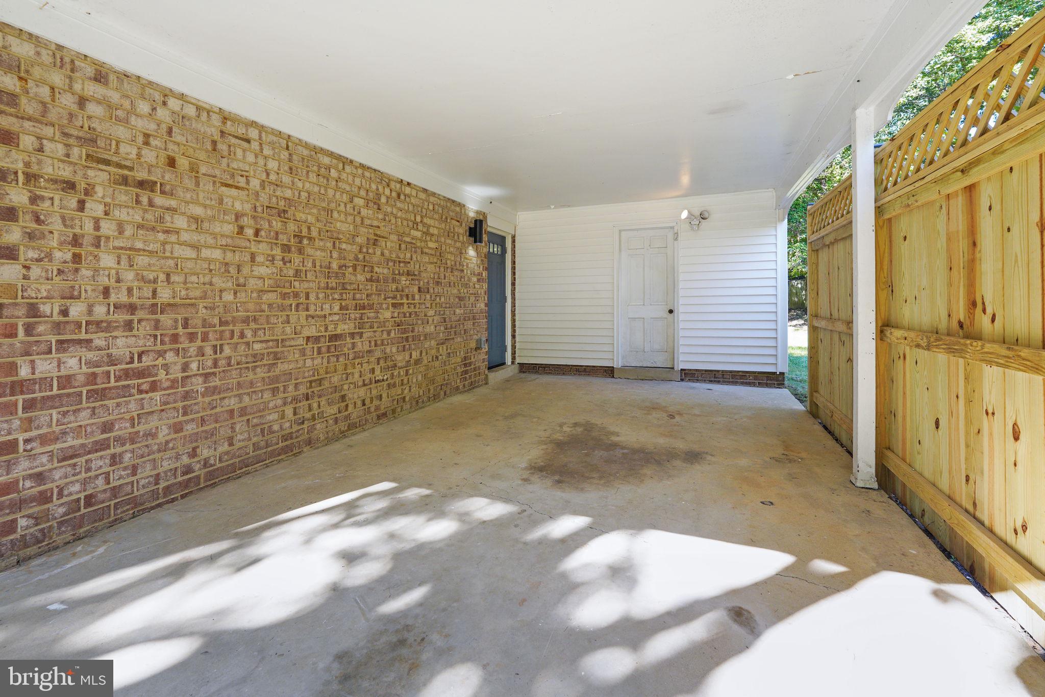 6814 Landor Lane Springfield, VA 22152 - Photo 38 of 38 Carport w/storage area, leads into kitchen