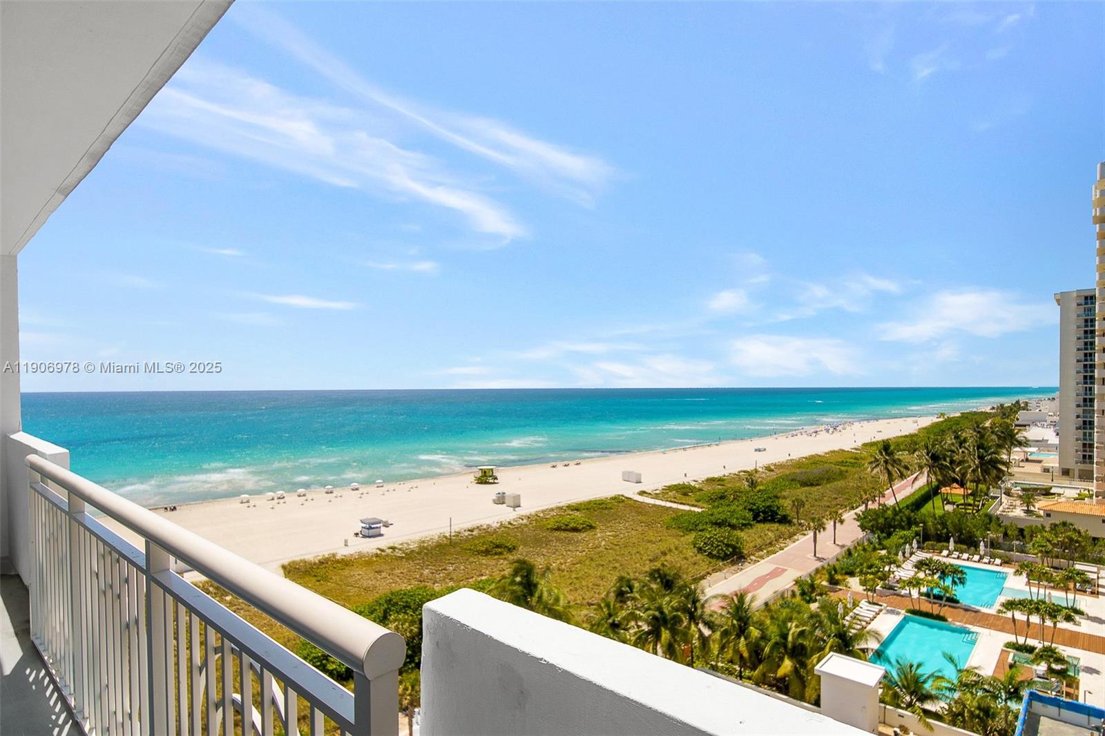 5825 Collins Avenue, Unit 10G Miami Beach, FL 33140 - Photo 25 of 51 a view of an ocean and beach