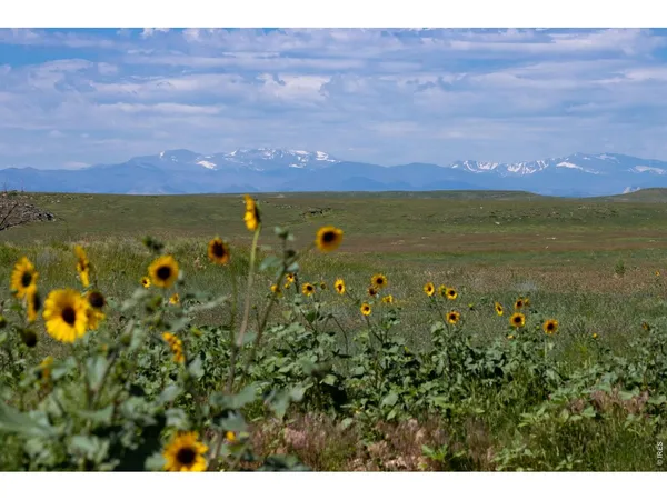 a view of an outdoor space and mountain view