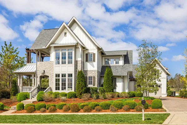 front view of house with a yard