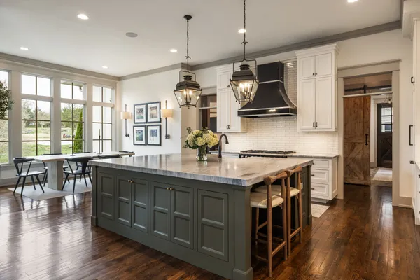 a view of a hallway with closet