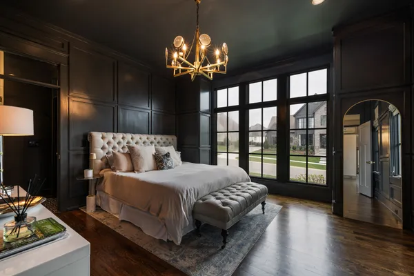 a living room with furniture fireplace and a flat screen tv