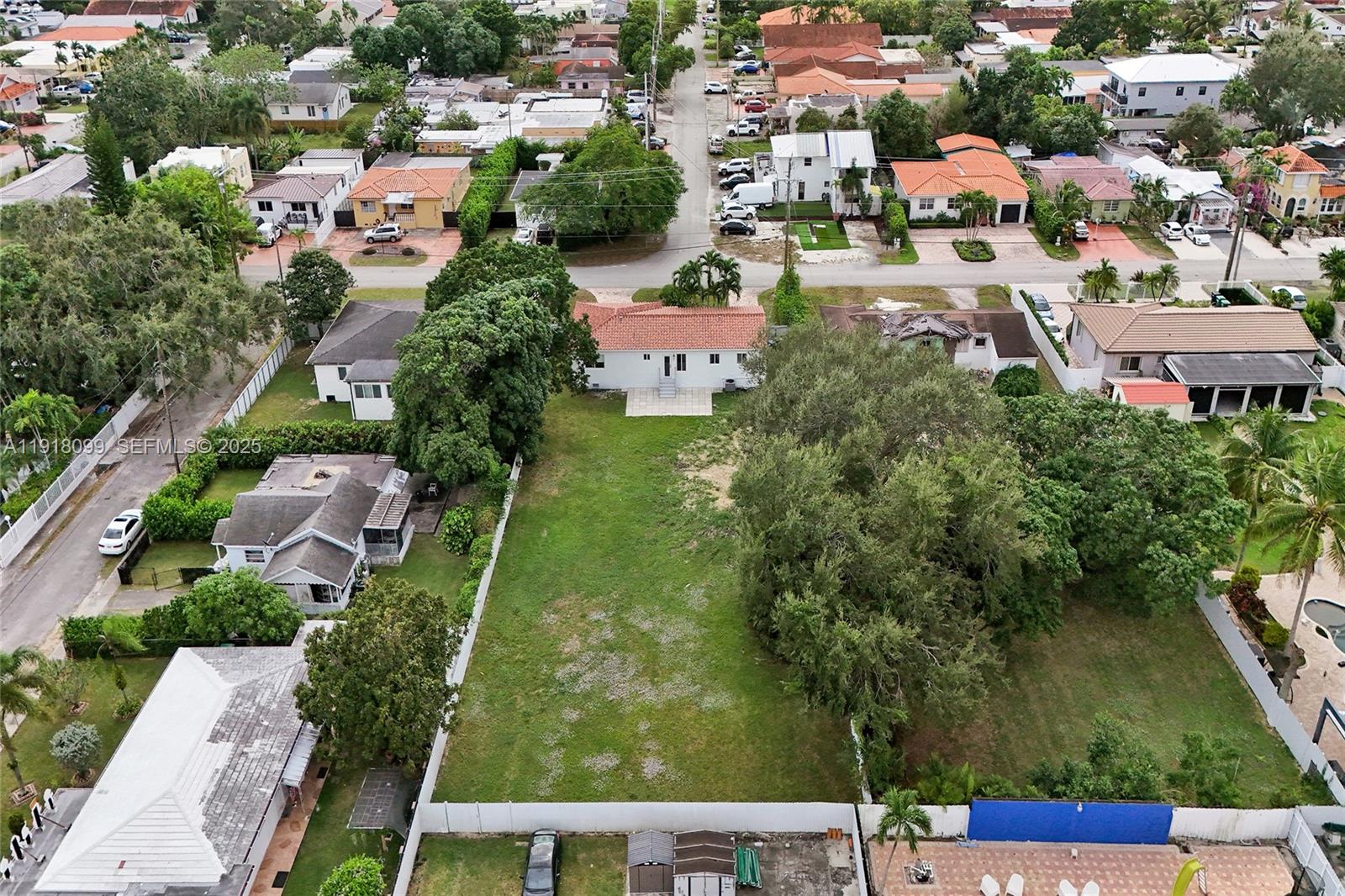 5801 Southwest 20th Street Miami, FL 33155 - Photo 38 of 40 an aerial view of residential houses with outdoor space and street view
