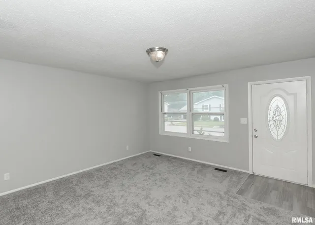 a view of backyard of house