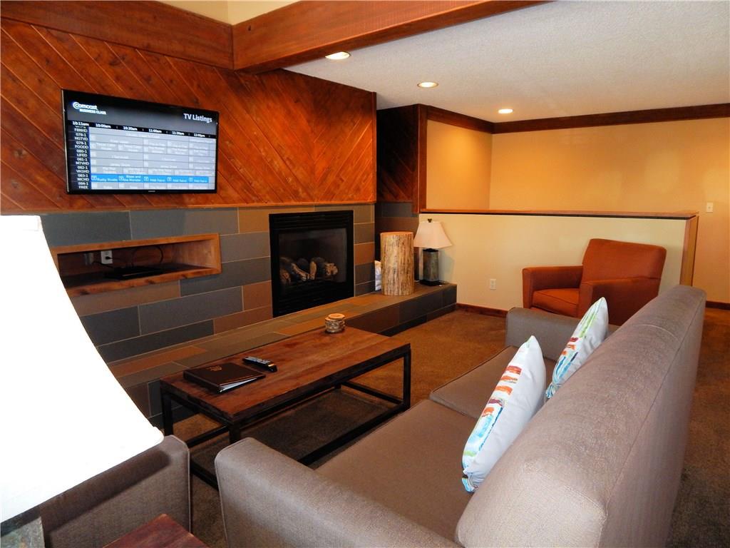 53 View Lane Road, Unit 4D Breckenridge, CO 80424 - Photo 11 of 23 a living room with furniture and a fireplace