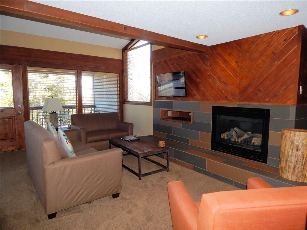 53 View Lane Road, Unit 4D Breckenridge, CO 80424 - Photo 13 of 23 a living room with furniture and a fireplace