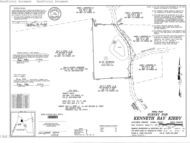 $125,000 | 0 Brooks Road, Prospect Hill, NC 27314