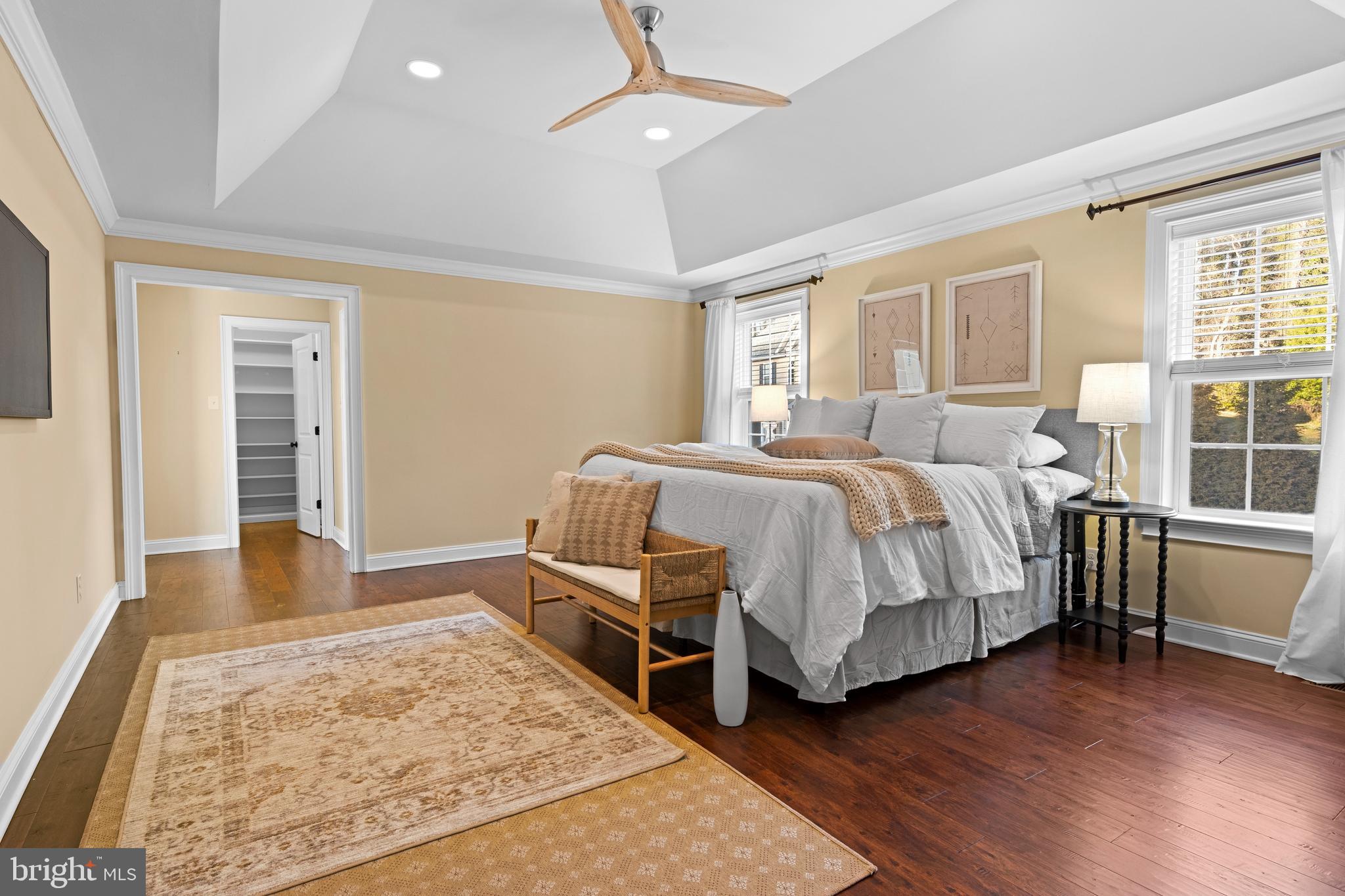 701 South Ridley Creek Road Media, PA 19063 - Photo 26 of 44 Huge Primary BR with Coffered Ceiling