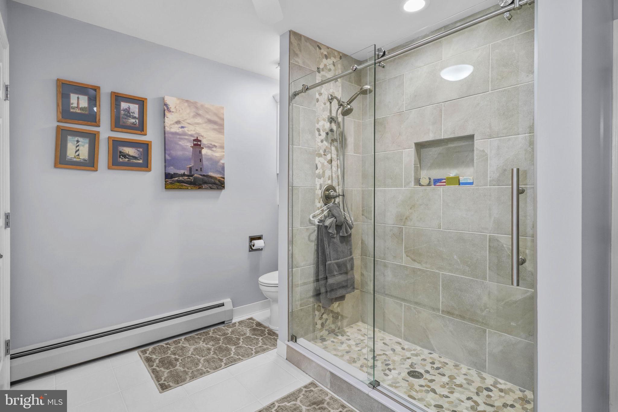 17432 Rock Point Road Newburg, MD 20664 - Photo 20 of 55 a bathroom with a shower and a toilet