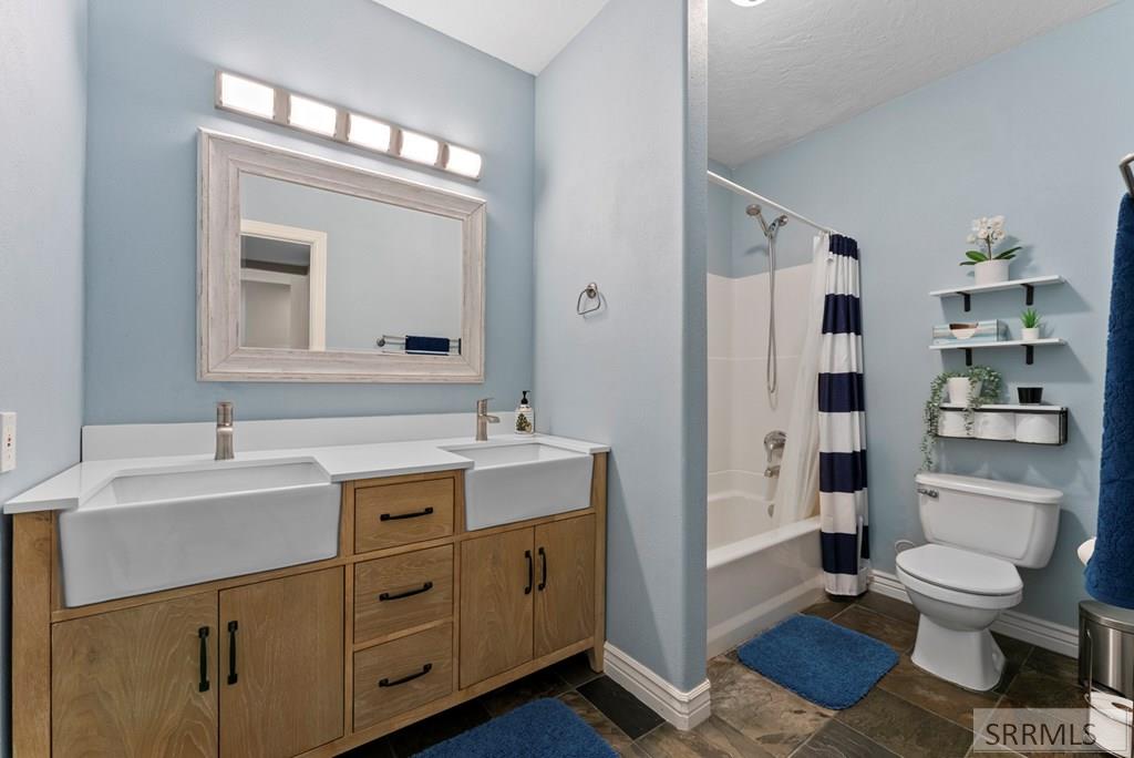 3987 East 170 North Rigby, ID 83442 - Photo 41 of 66 Basement Bath with double sinks