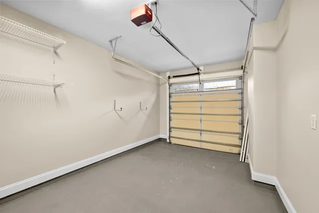 a view of a room with an empty space