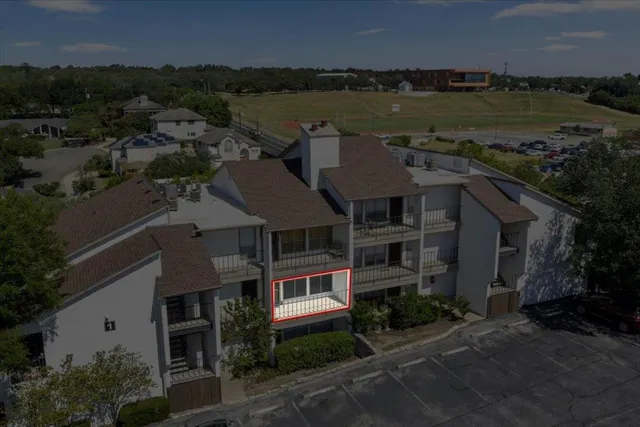 a view of a city with an ocean view