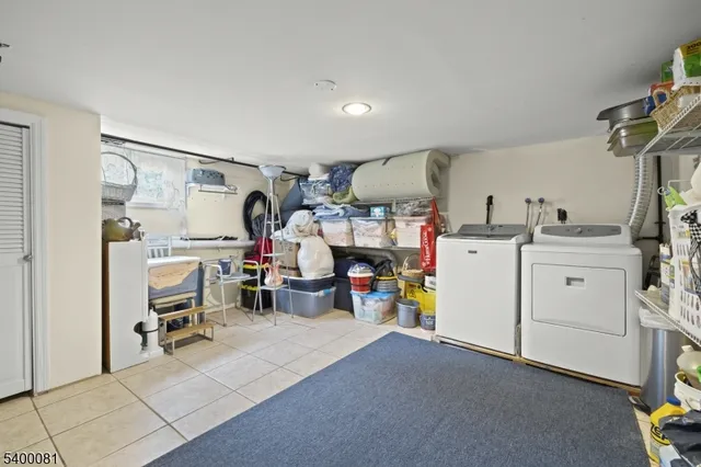 a view of storage utility and utility room