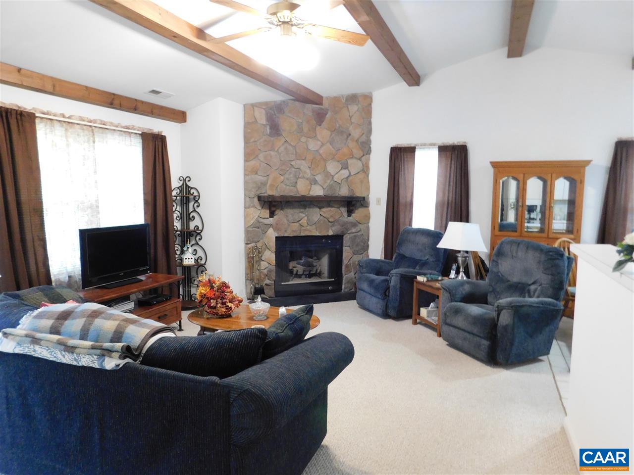 788 Carnation Road Ruckersville, VA 22968 - Photo 4 of 9 a living room with furniture and a fireplace