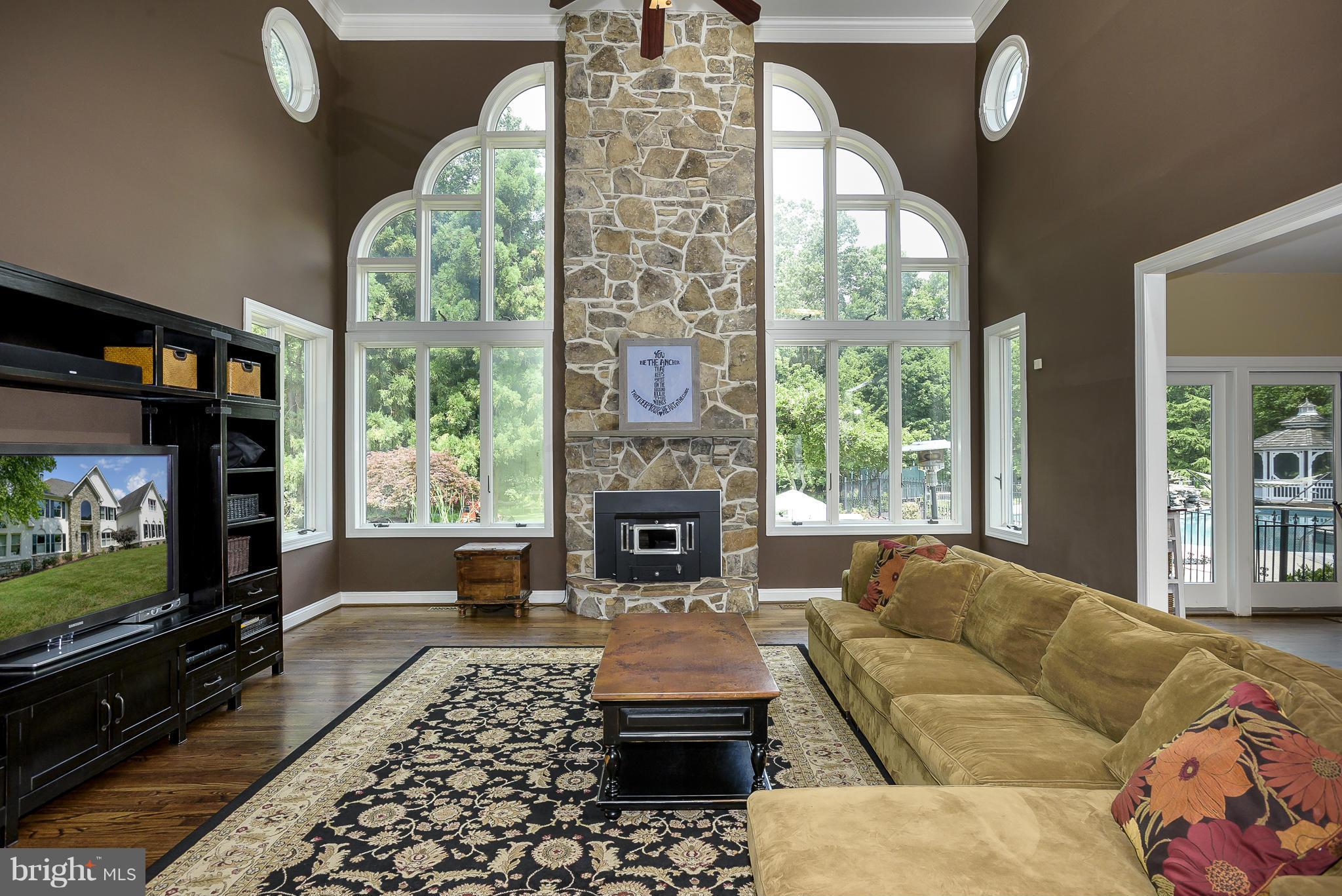 3947 Sharp Road Glenwood, MD 21738 - Photo 10 of 28 2-Story Family Room w/fireplace
