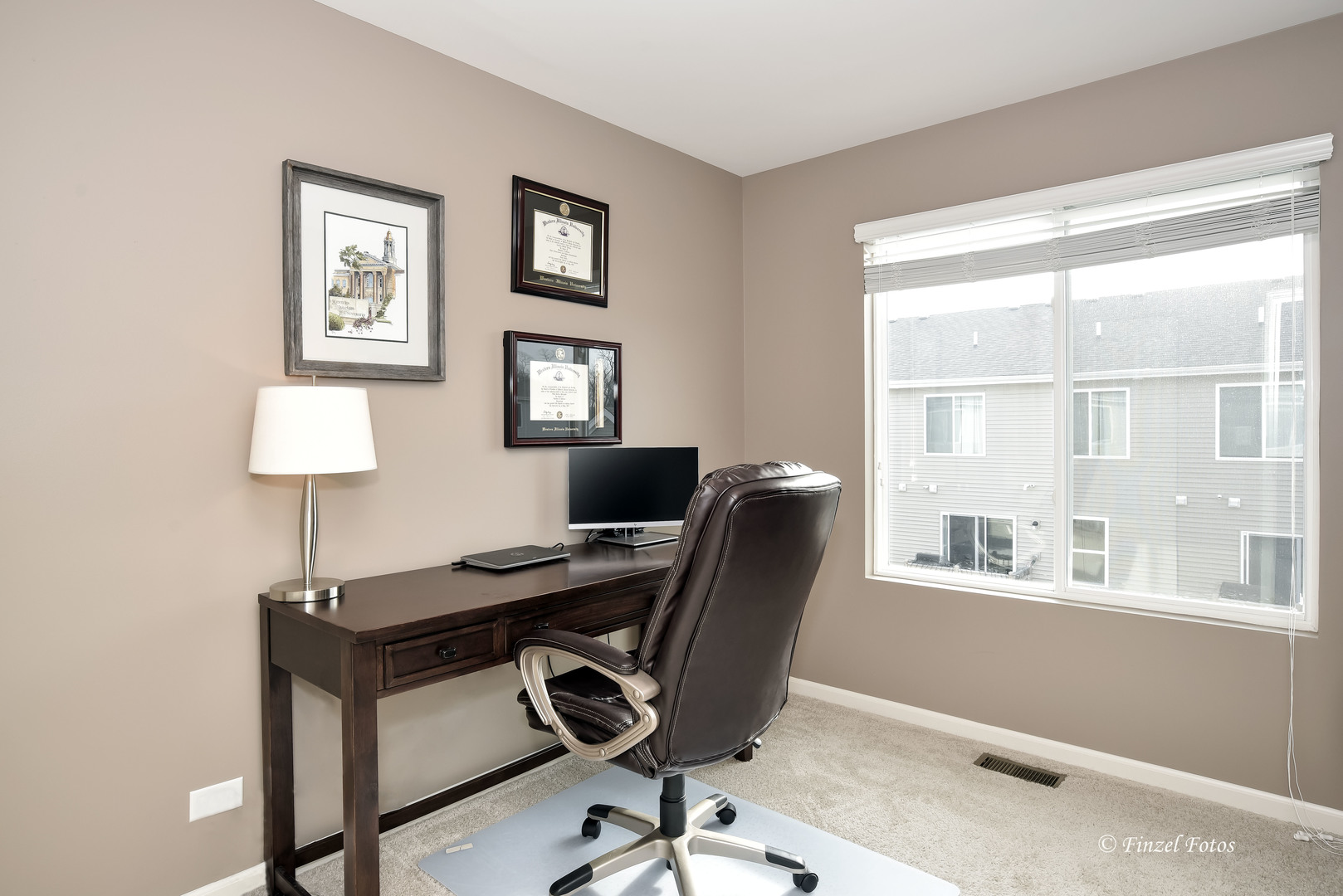 2371 Upland Road Pingree Grove, IL 60140 - Photo 13 of 15 a view of a workspace with furniture and a window
