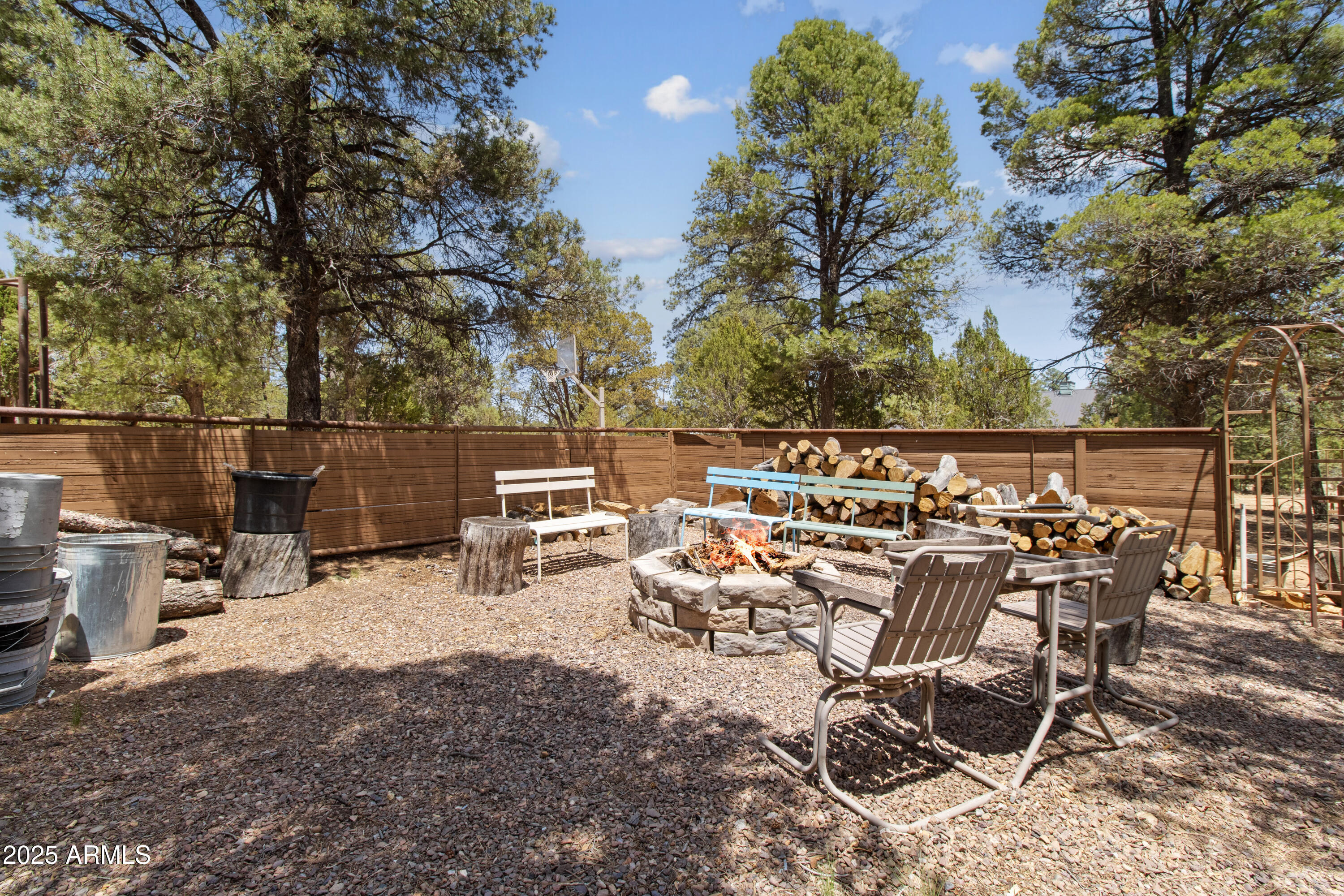 3004 Pinewood Drive Overgaard, AZ 85933 - Photo 23 of 29 Outside Firepit
