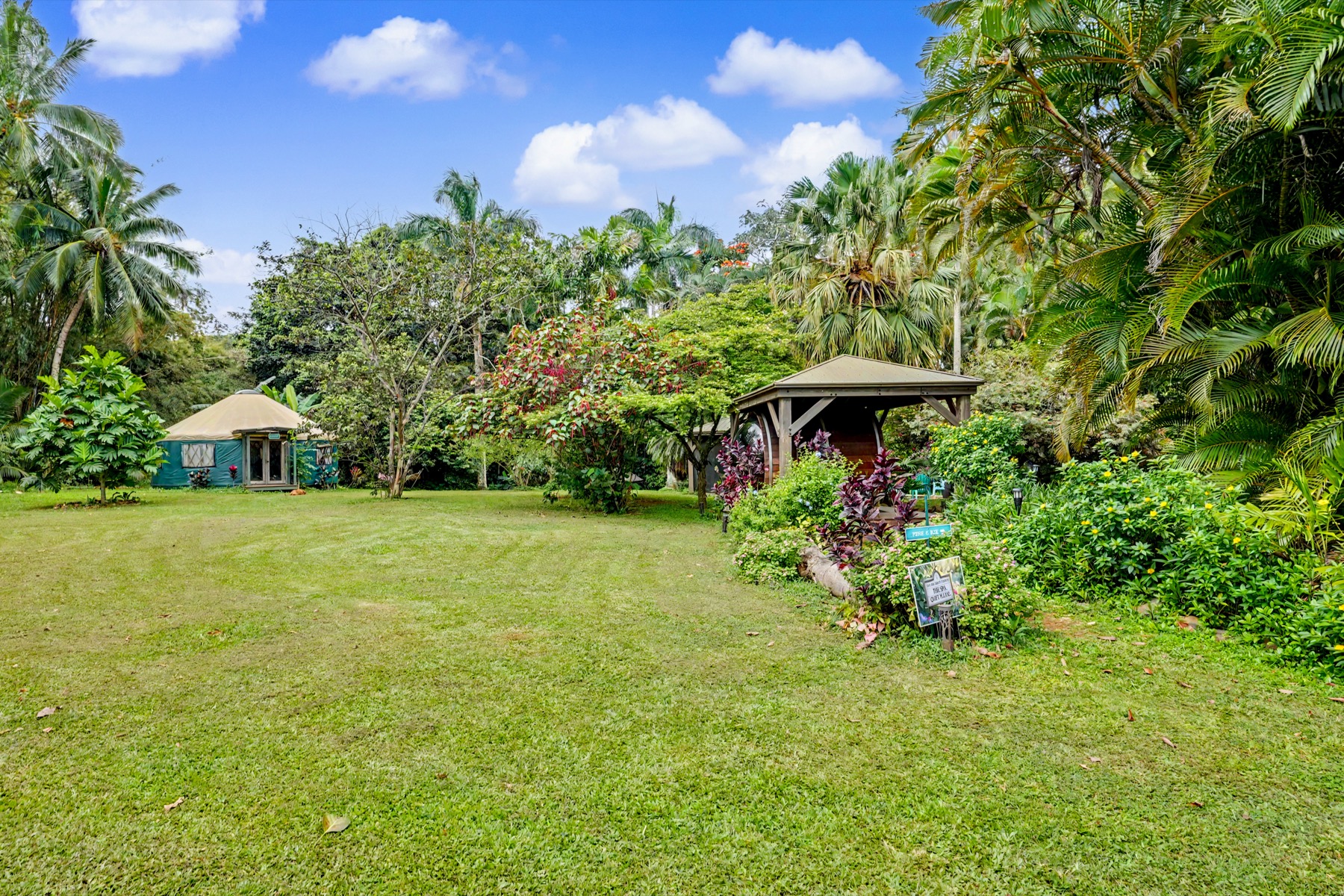 4470 A Wailapa Road Kilauea, HI 96754 - Photo 27 of 30 a view of a garden with large trees