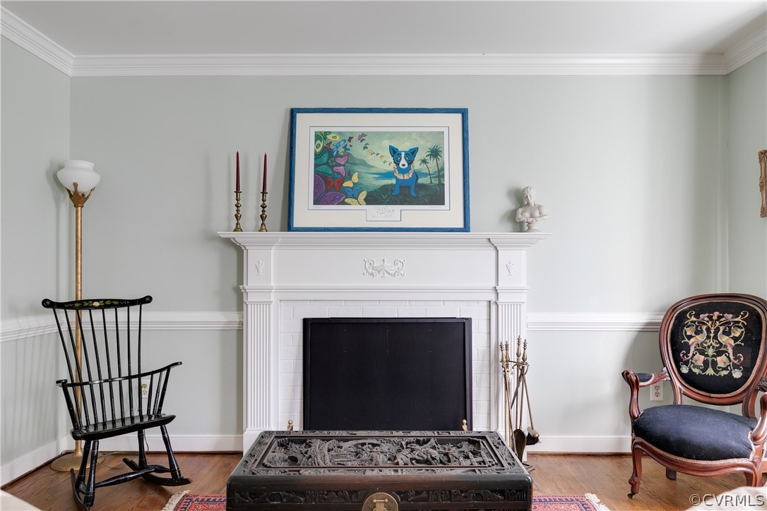 9016 Norwick Road Henrico, VA 23229 - Photo 10 of 49 Formal living room with wood fireplace.