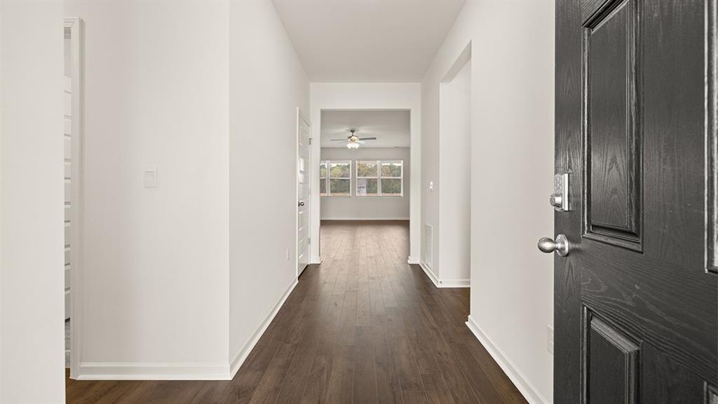 200 Defilippe Drive Statham, GA 30666 - Photo 36 of 60 a view of a hallway with wooden floor