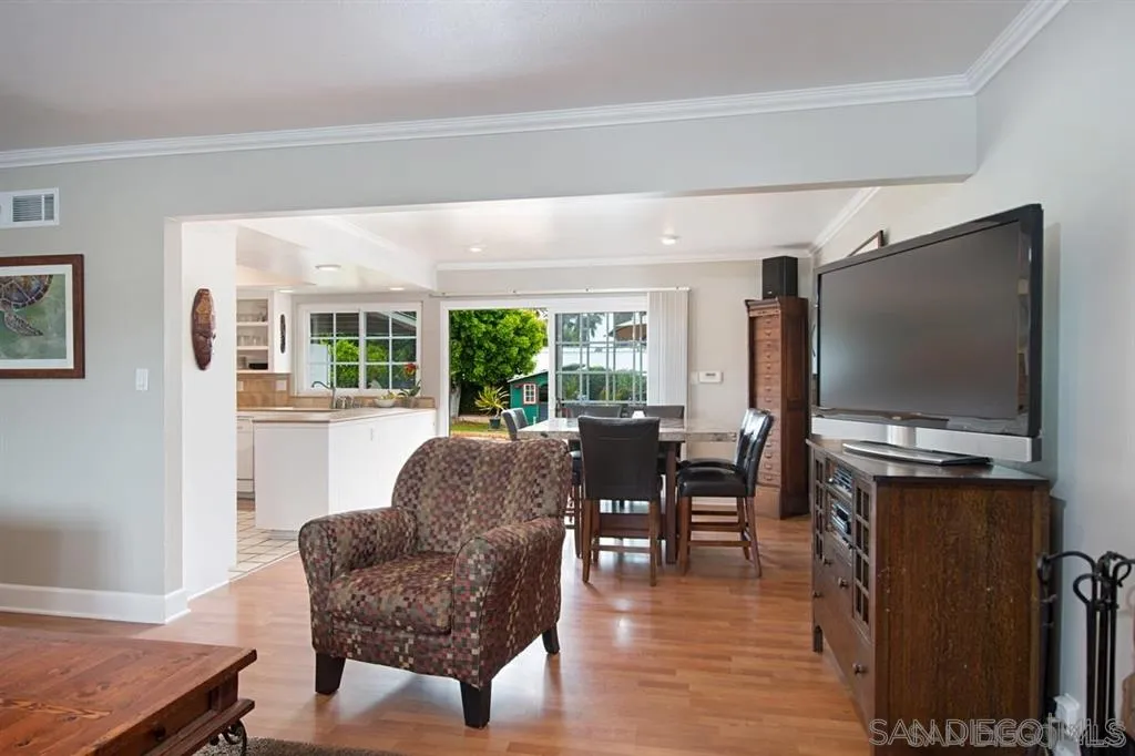 2022 Sheridan Road Encinitas, CA 92024 - Photo 4 of 25 a living room with furniture and a flat screen tv