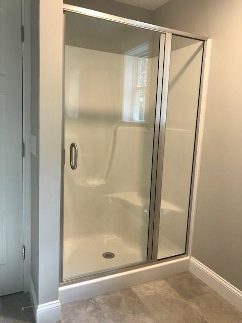 7 Stratton Woods Lane Cumberland Center, ME 04021 - Photo 25 of 35 Glassed-in shower with seat.