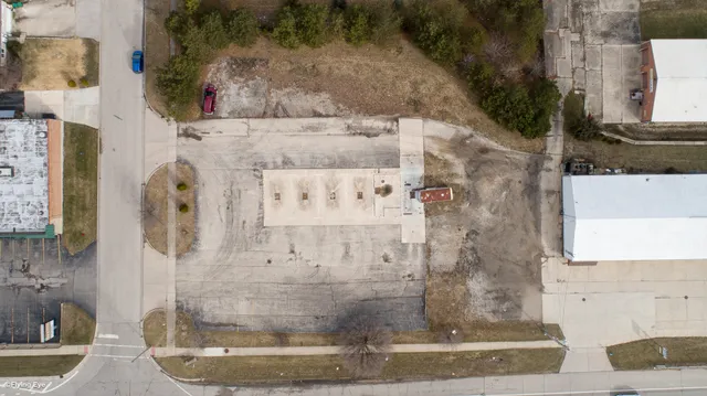 an aerial view of city