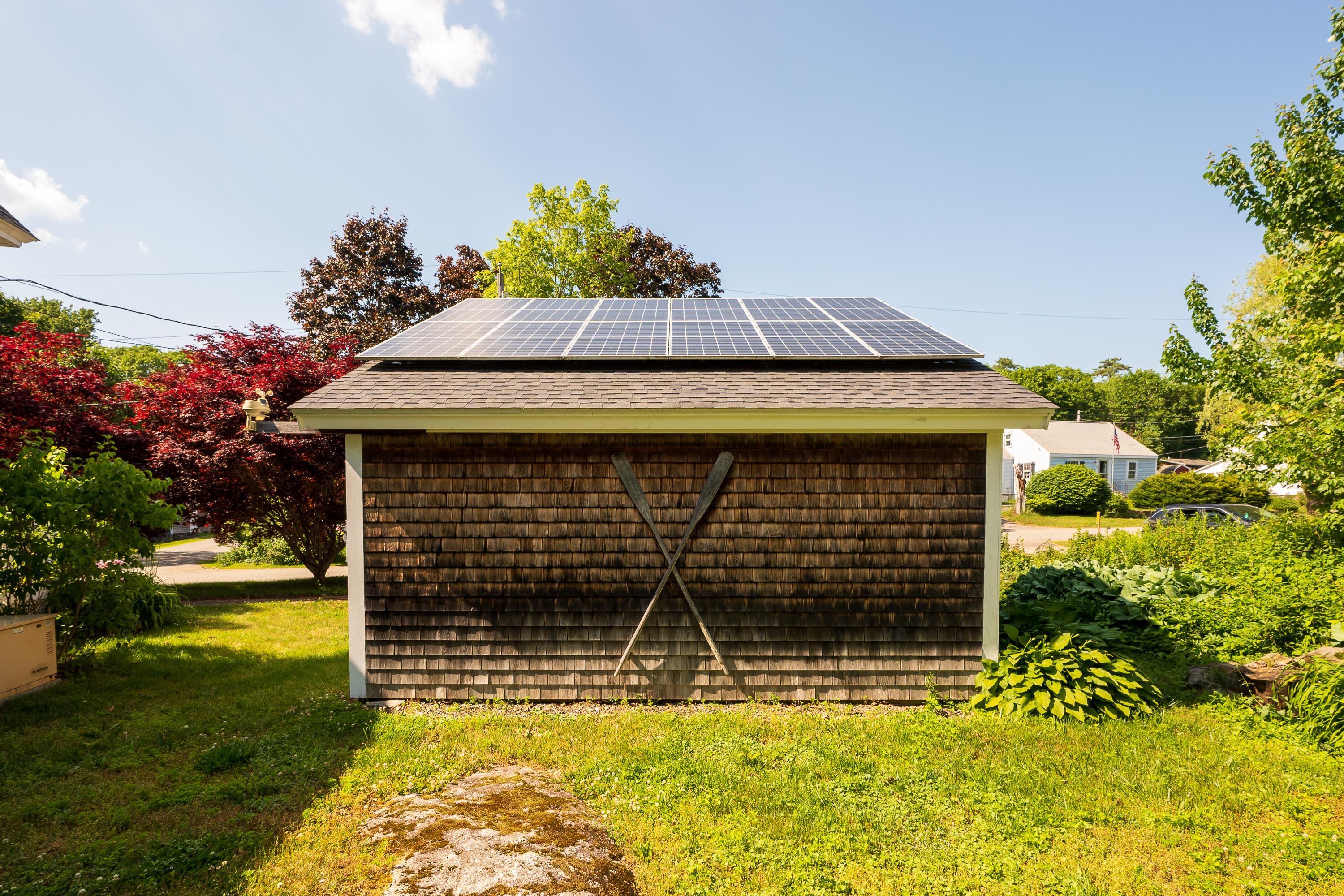 31 Bay Street Boothbay Harbor, ME 04538 - Photo 40 of 57 Solar panels on garage