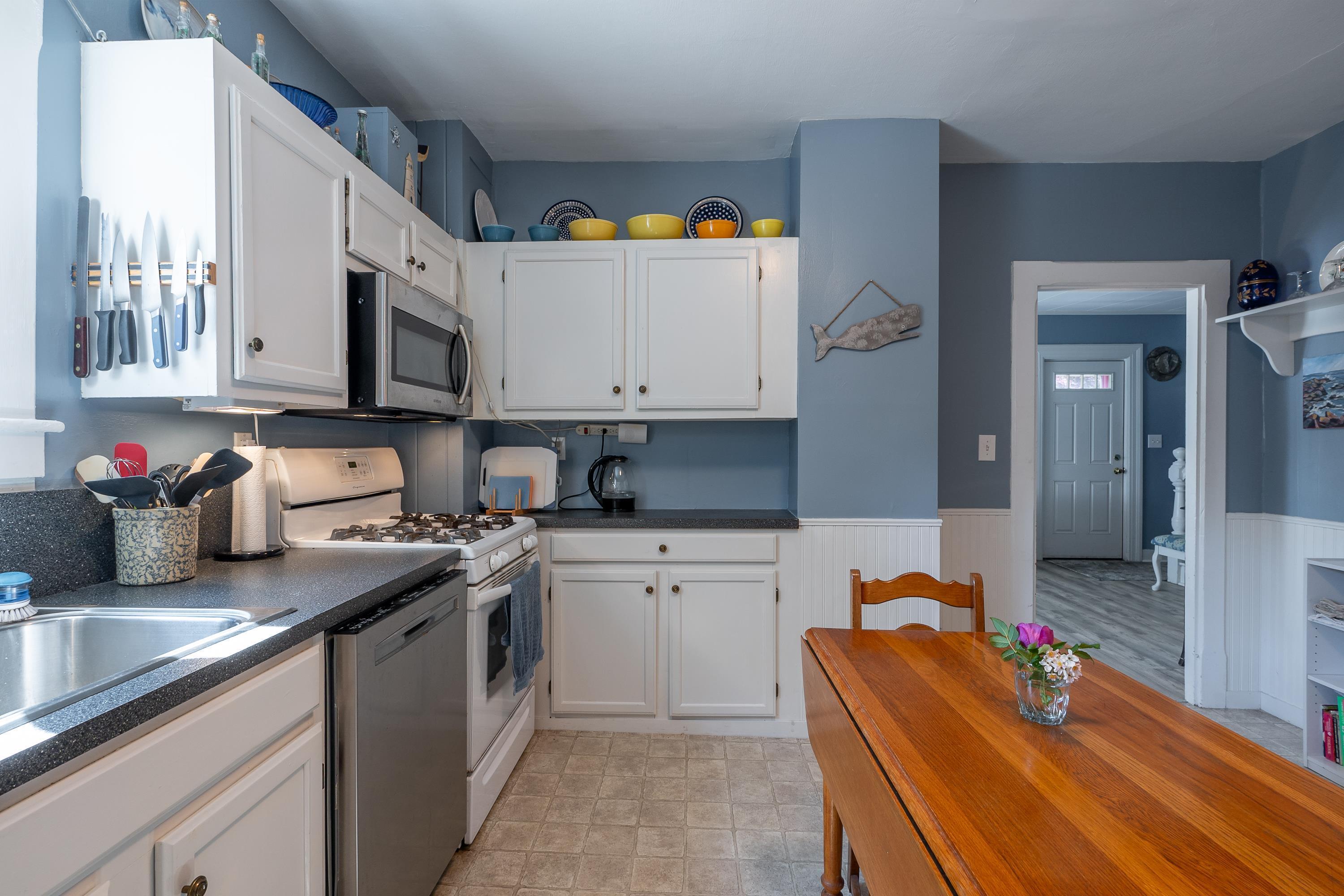31 Bay Street Boothbay Harbor, ME 04538 - Photo 8 of 57 Kitchen to living room