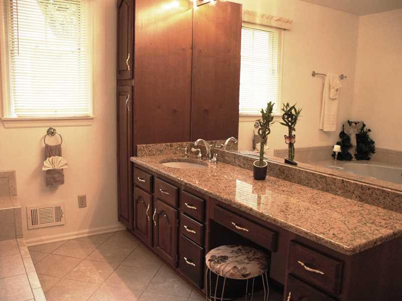 1534 Anderson Road Pittsburgh, PA 15209 - Photo 13 of 20 Master Bath/Spa. Granite counter top and beautiful wood cabinetry.