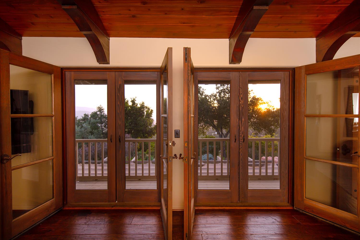 3191 Ladera Road Ojai, CA 93023 - Photo 15 of 29 a view of empty room with wooden floor and fan