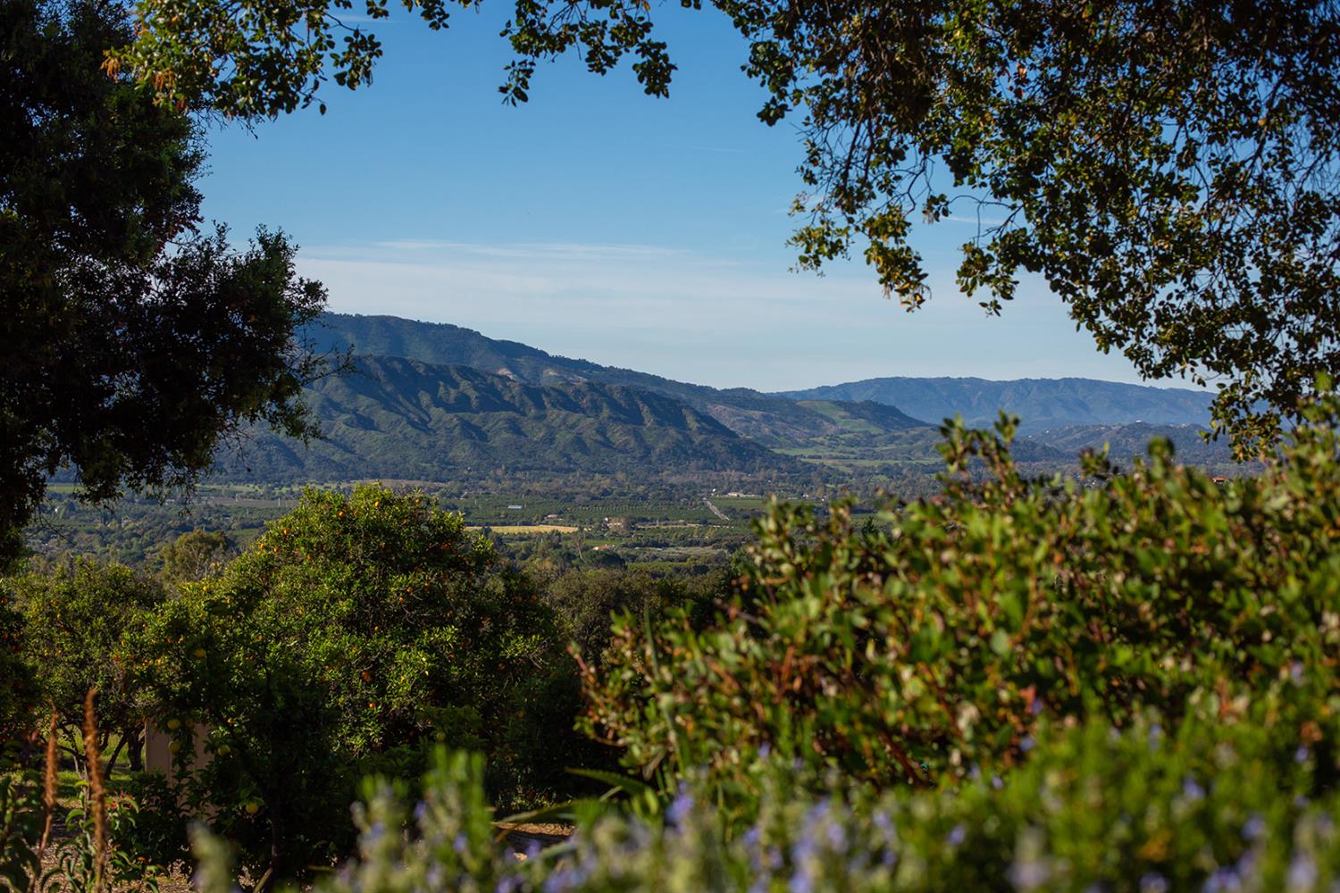 3191 Ladera Road Ojai, CA 93023 - Photo 22 of 29 a view of a house with a mountain in the background