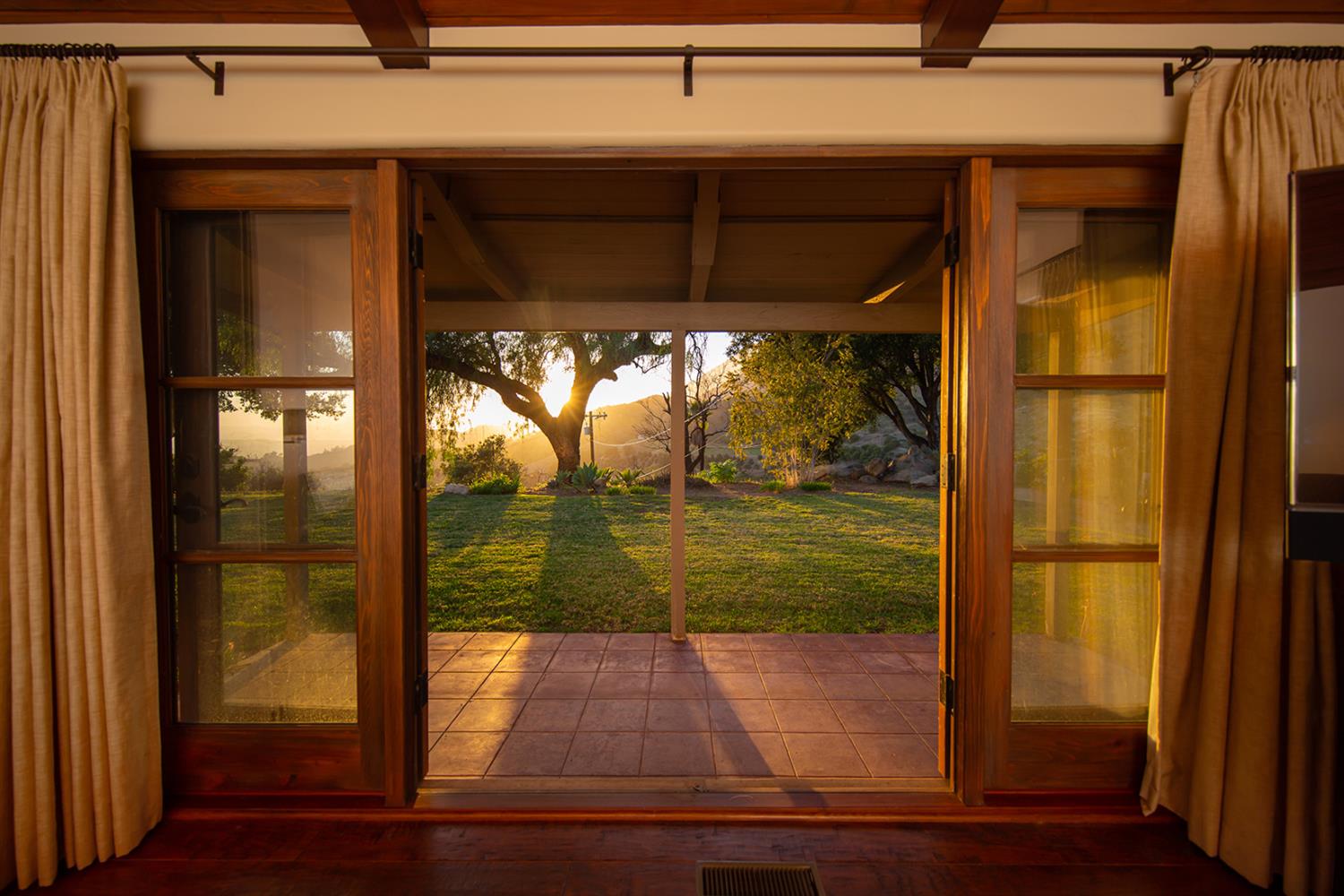 3191 Ladera Road Ojai, CA 93023 - Photo 3 of 29 a view of swimming pool from a room