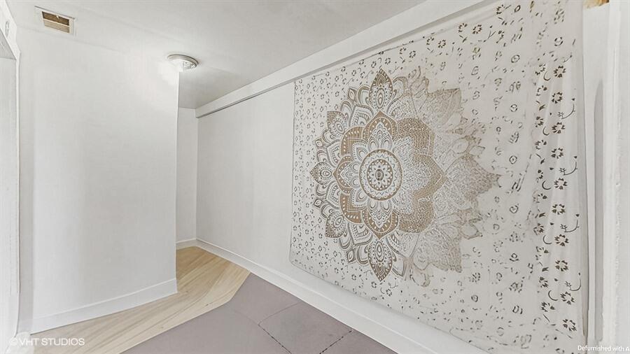 2140 Indianapolis Boulevard Whiting, IN 46394 - Photo 30 of 63 a bathroom with a shower curtain