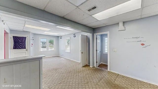 a view of an empty room