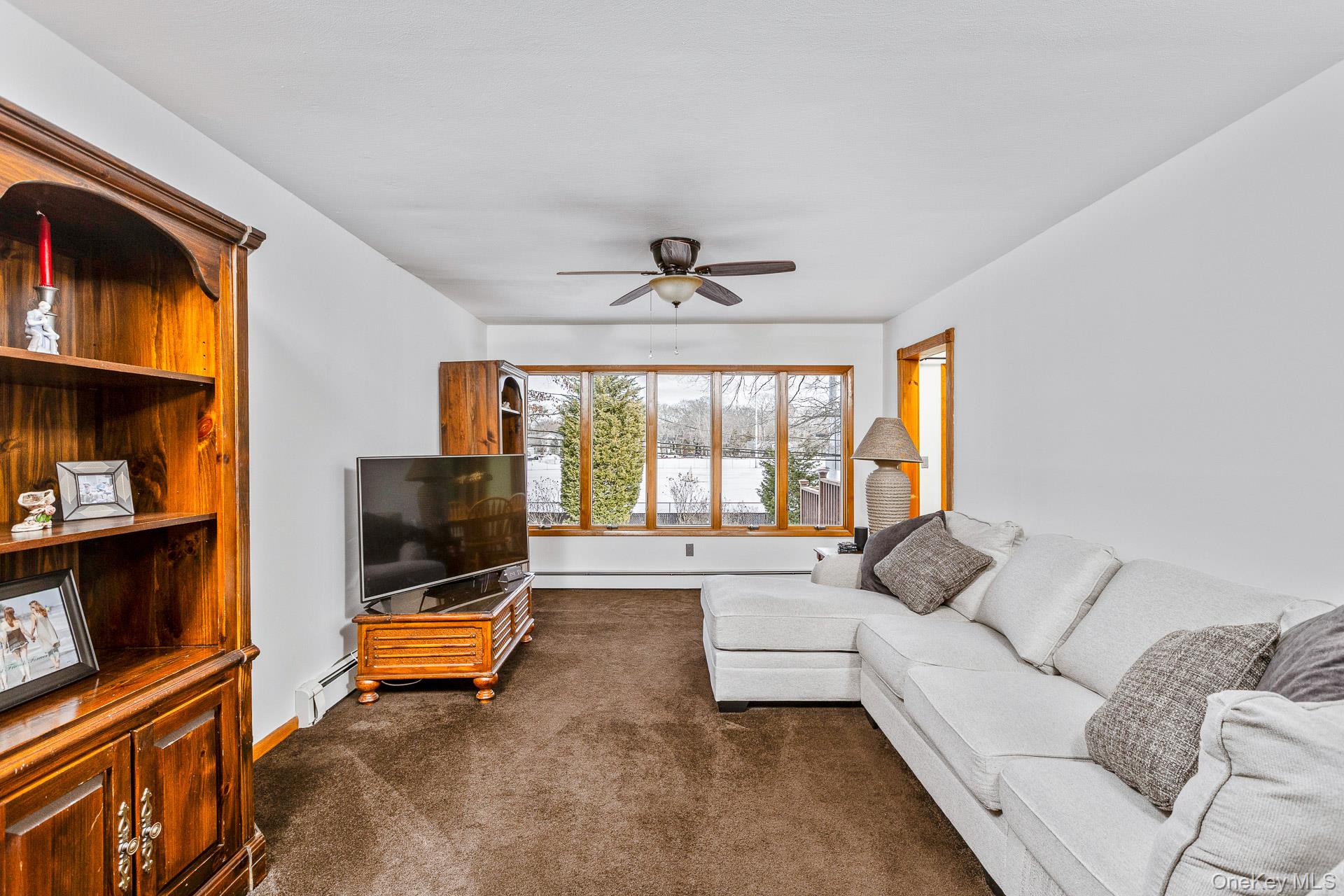 173 Fifty Acre Road South Smithtown, NY 11787 - Photo 11 of 42 a living room with furniture and a flat screen tv