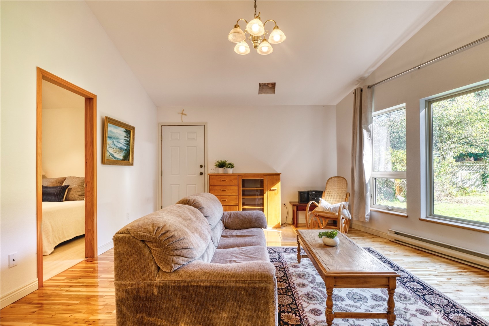 1952 Wellington Road Point Roberts, WA 98281 - Photo 6 of 15 a living room with furniture or couch and a large window