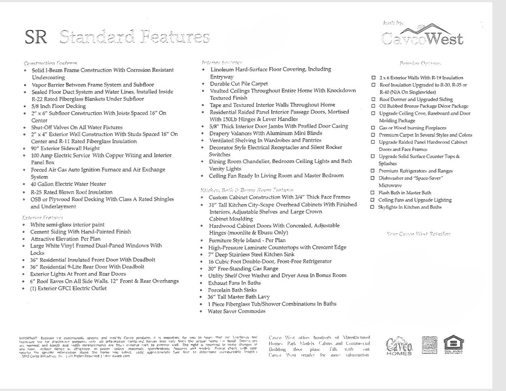 Features List