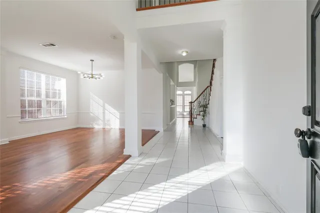a view interior of the house and wooden floor