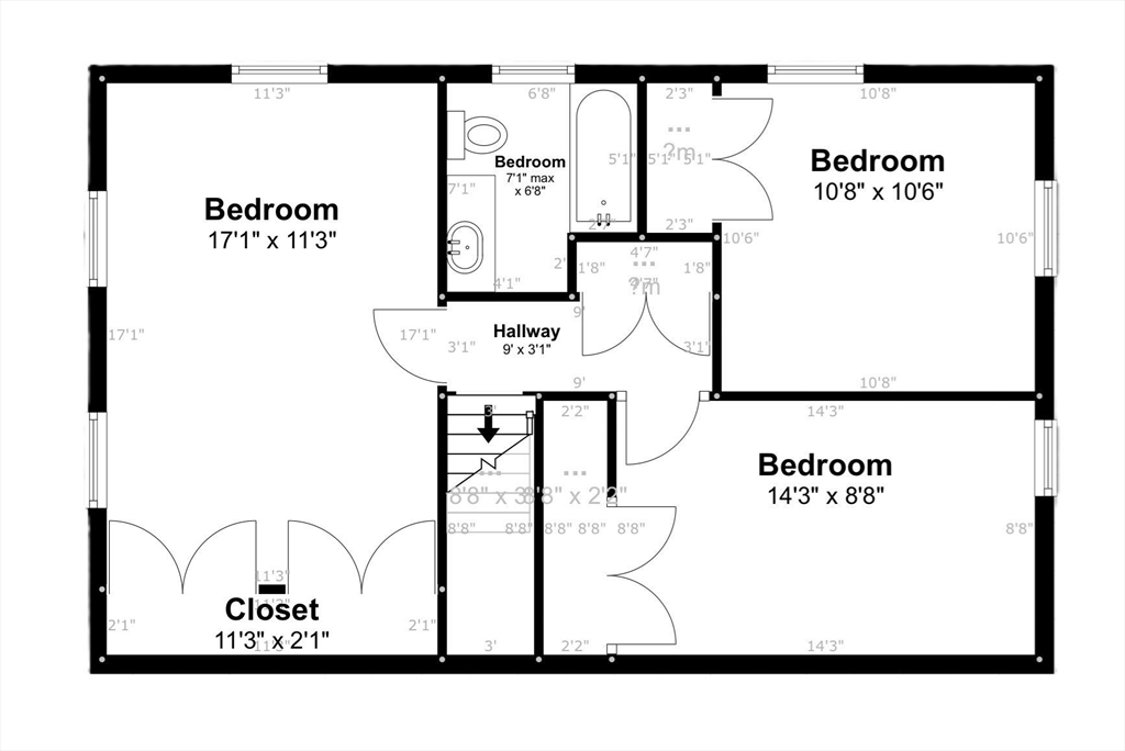 345 Cross Street Bridgewater, MA 02324 - Photo 27 of 27 a picture of a wall with a white wall and a painting