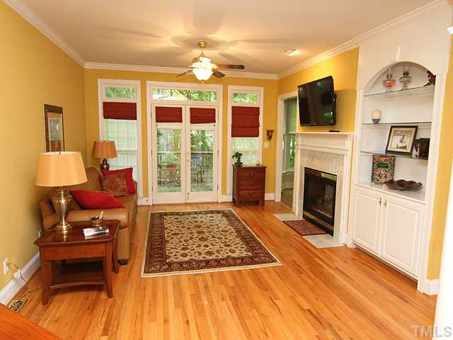 13925 Possum Track Road Raleigh, NC 27614 - Photo 4 of 25 Comfortable and Overlooks the Treed Back Yard. Living Room