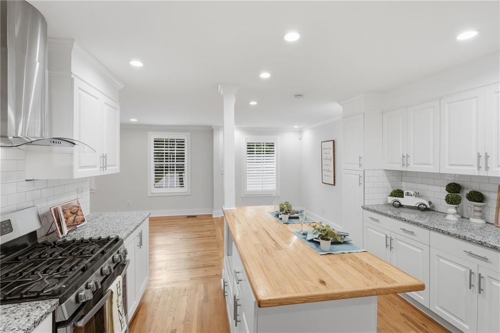 1222 Elizabeth Avenue Southwest Atlanta, GA 30310 - Photo 20 of 46 a kitchen that has a sink and a stove