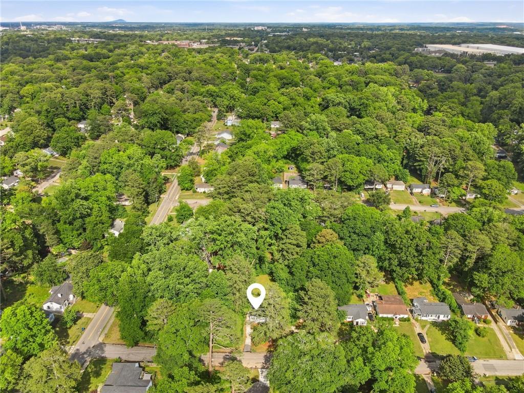 1222 Elizabeth Avenue Southwest Atlanta, GA 30310 - Photo 45 of 46 a view of a big yard with lots of bushes